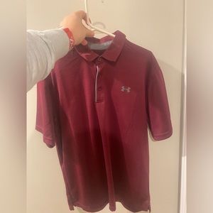 Maroon AM UnderArmor Polo!